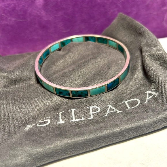 🌟Silpada High Seas Turquoise Bangle🌟 - Picture 2 of 10